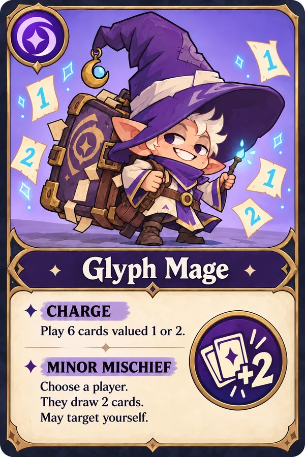 Charakterkarte Glyphenmagier